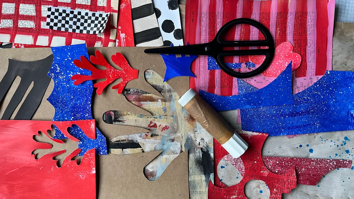 Desenha com a tesoura